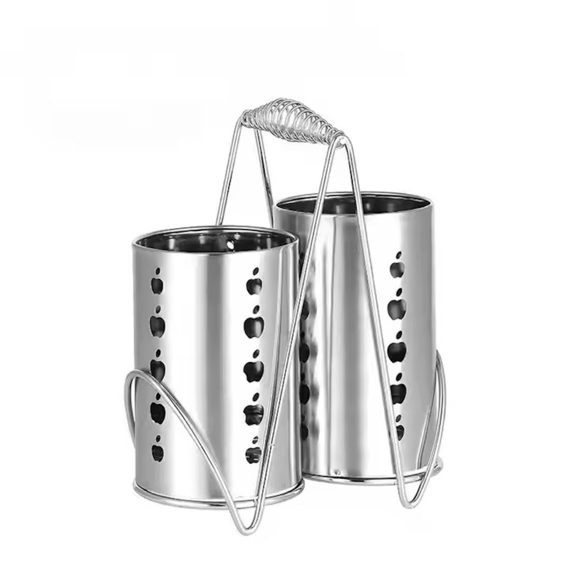 Chopsticks Cage Tube Storage Box -Stainless Steel – Kitchen Utensils Organizer & Cutlery Drainer Holder