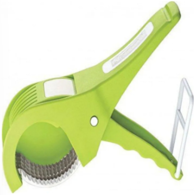 Multi Veg Cutter with 5 Blades – Efficient & Versatile (Yellow)