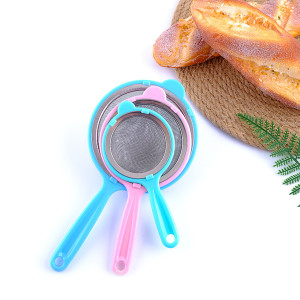 3 Pcs Strainer with Sturdy Strong Plastic Handle