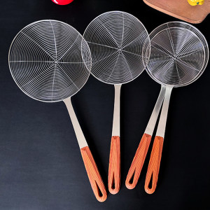 Oil Strainer with Wooden Handle