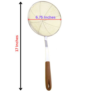 Oil Strainer with Wooden Handle