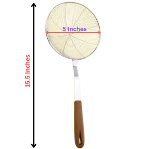 Oil Strainer with Wooden Handle