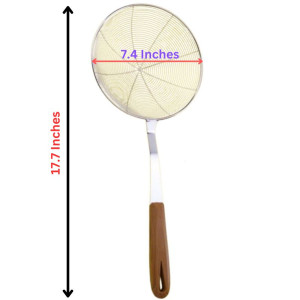 Oil Strainer with Wooden Handle