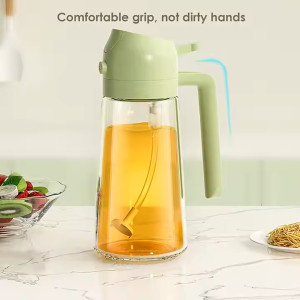 2 in 1 Glass Oil Spray And Dispenser