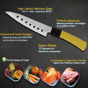 Stainless Steel Knife – Sharp & Durable (4.7-Inches)