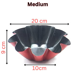 Mini Carbon Steel Egg Tart Molds – Reusable & Fluted Design