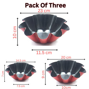 Mini Carbon Steel Egg Tart Molds – Reusable & Fluted Design