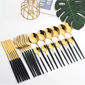 24 PCs Premium Steel Cutlery Set