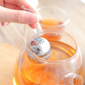 Reusable Loose Tea Leaf Steeper Strainer - Stainless Steel Tea Infuser