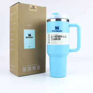 Stanley Tumbler Mug With Lid & Straw