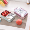 Portable Stainless Steel Double-Layer Lunch Box – Food-Grade Container for Kids & Adults (1 piece)