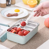 Portable Stainless Steel Double-Layer Lunch Box – Food-Grade Container for Kids & Adults (1 piece)