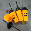 500ml Emoji glass with Straw – Fun & Kid Friendly (1 Piece)